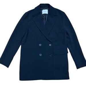 Babaton Atelier XXS 2XS Blazer Double Breasted Oversized Black Capsule Classic